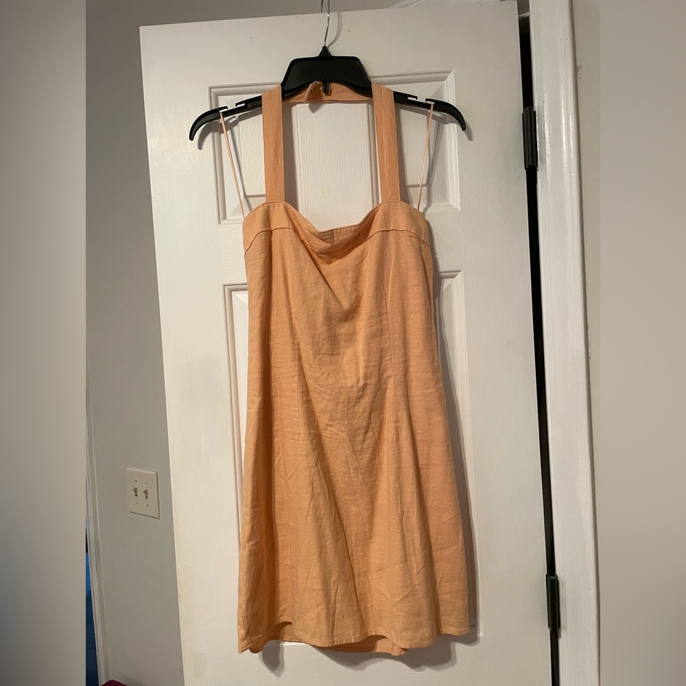 Orange Abercrombie Mini Dress